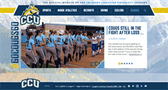 Desktop Screenshot of ccucougars.com